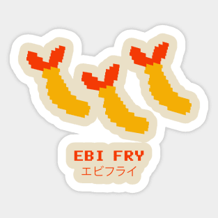 fried shrimp Sticker